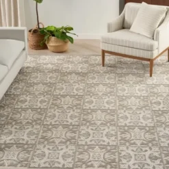 Outdoor Rugs-Kirkland's Home Intertwine Indoor/Outdoor Runner Black