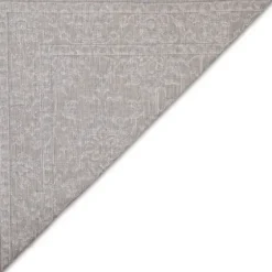 Outdoor Rugs-Kirkland's Home Irene Gray Daffodil Outdoor Area Rug, 6X9 Gray/White