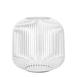Lanterns-Kirkland's Home Irma Steel Large Open Rods Lantern White