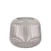 Lanterns-Kirkland's Home Irma Steel Medium Open Rods Lantern Gray