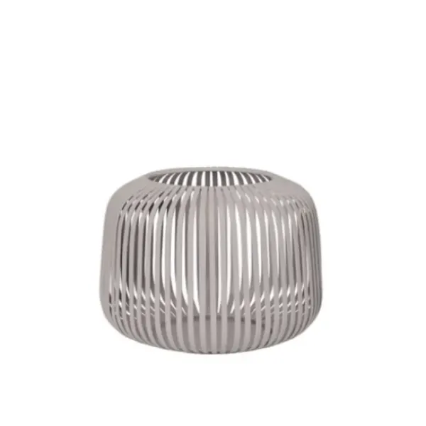 Lanterns-Kirkland's Home Irma Steel Small Open Rods Lantern Gray