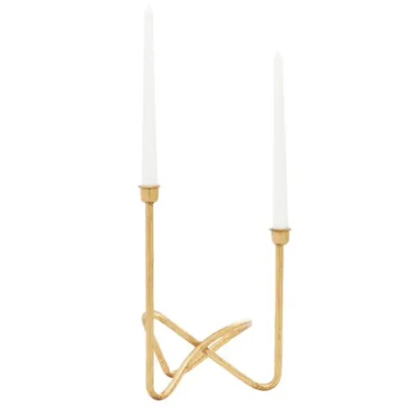 Candle Holders-Kirkland's Home Iron Taper Candle Holder Gold
