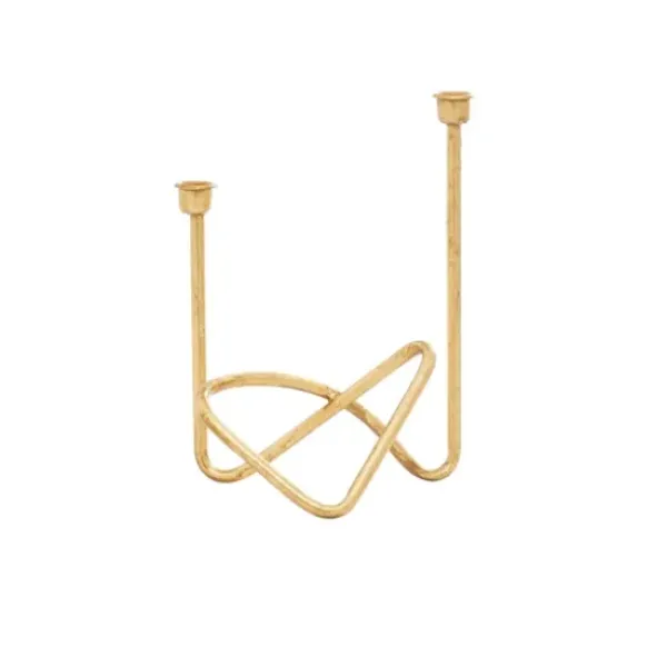 Candle Holders-Kirkland's Home Iron Taper Candle Holder Gold