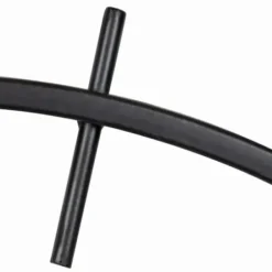 Clocks-Kirkland's Home Isaac Black Modern Wall Clock