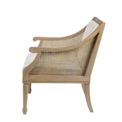 Accent Chairs-Kirkland's Home Isla Martha Stewart Accent Chair Ivory/Blue