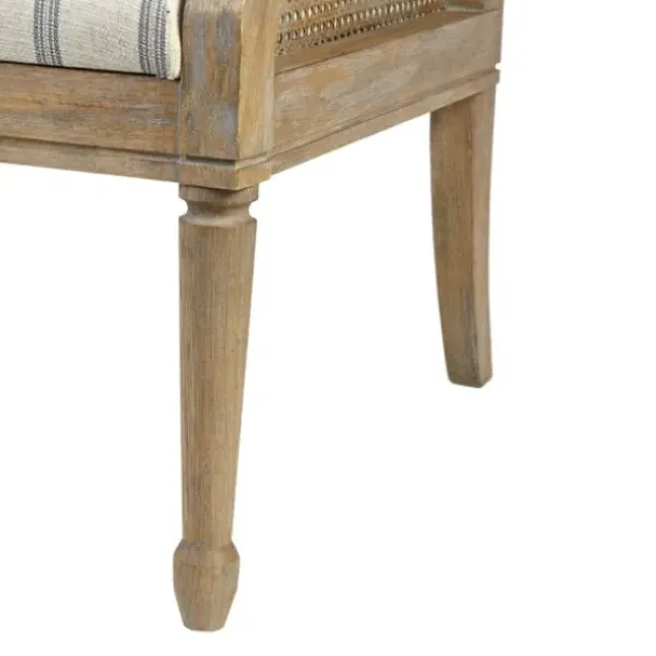 Accent Chairs-Kirkland's Home Isla Martha Stewart Accent Chair Ivory/Blue