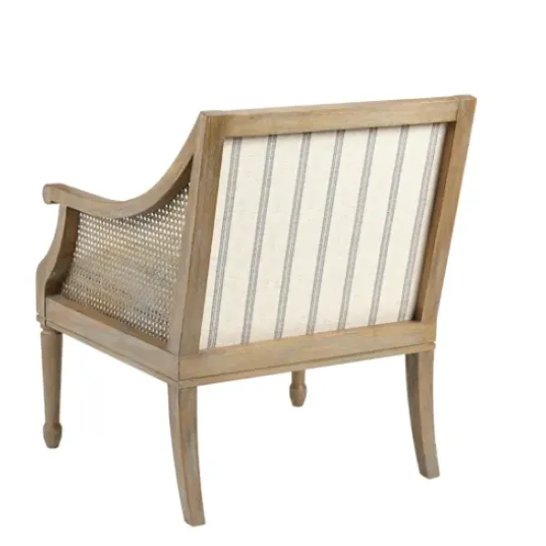 Accent Chairs-Kirkland's Home Isla Martha Stewart Accent Chair Ivory/Blue