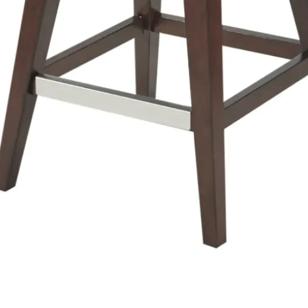 Bar Stools & Counter Height Stools-Kirkland's Home Ivey High Wingback Swivel Counter Stool Brown