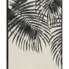 Canvas Art-Kirkland's Home Ivory And Black Palms Canvas Art Print Black/Tan