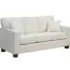 Sofas & Loveseats-Kirkland's Home Ivory Rutledge Sofa White