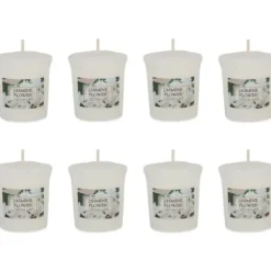 Candles-Kirkland's Home Jasmine Flower Votive Candles, Set Of 8 White