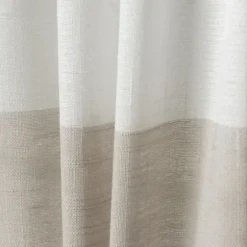 Curtains & Drapes-Kirkland's Home Jax Cotton Curtain Panel Set, 63 In. Gray