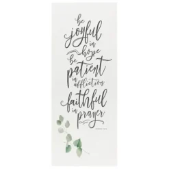 Wall Quotes & Signs-Kirkland's Home Joyful In Hope Canvas Art Print White