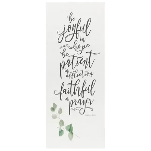 Wall Quotes & Signs-Kirkland's Home Joyful In Hope Canvas Art Print White
