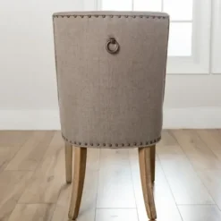 Dining Chairs-Kirkland's Home Julia Upholstered Dining Chair Gray