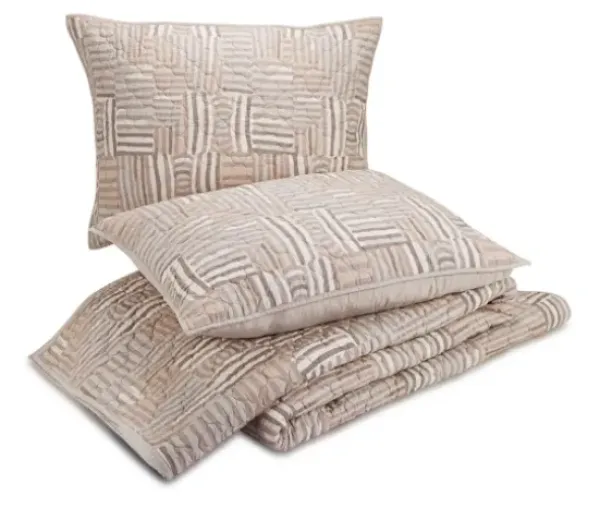 Quilts-Kirkland's Home Justina Blakeney Abrazo 3-Pc. Queen Quilt Set Tan