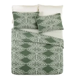 Quilts-Kirkland's Home Justina Blakeney Aisha King Quilt Set Green