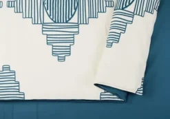 Duvets-Kirkland's Home Justina Blakeney Blue All Dance King Duvet Set Blue/White