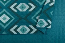 Quilts-Kirkland's Home Justina Blakeney Midway 3-Pc. King Quilt Set Blue