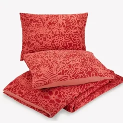 Duvets-Kirkland's Home Justina Blakeney Nature 3-Pc. Queen Duvet Set Red