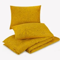 Duvets-Kirkland's Home Justina Blakeney Nature Queen Duvet Set Yellow