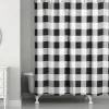 Shower Curtains-Kirkland's Home Justina Blakeney Prosperity Shower Curtain Black/White