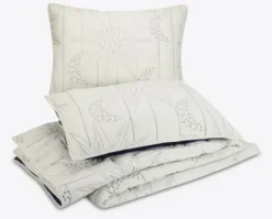 Quilts-Kirkland's Home Justina Blakeney Sun & Moon King Quilt Set Ivory/Blue