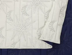 Quilts-Kirkland's Home Justina Blakeney Sun & Moon King Quilt Set Ivory/Blue