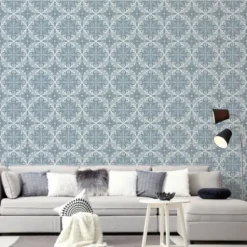 Wall Murals & Wall Decals-Kirkland's Home Kaleidoscope Peel And Stick Wall Mural Blue