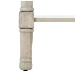 Accent & End Tables-Kirkland's Home Karson Carved Turned Legs Accent Table Gray