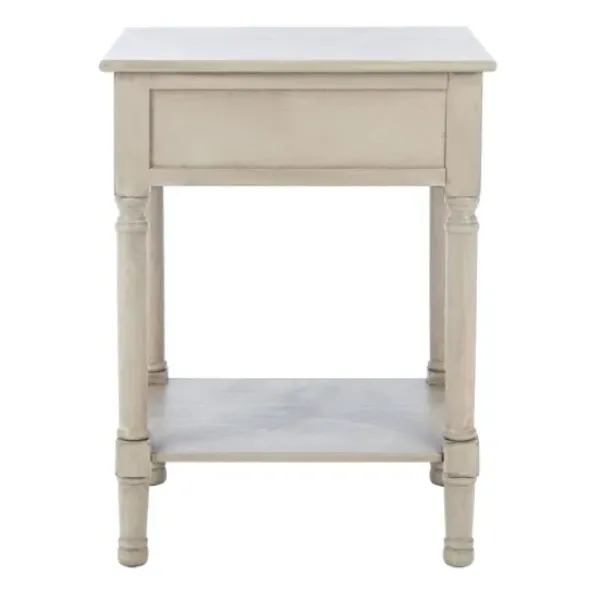Accent & End Tables-Kirkland's Home Karson Carved Turned Legs Accent Table Gray