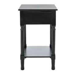 Accent & End Tables-Kirkland's Home Karson Carved Turned Legs Accent Table Black