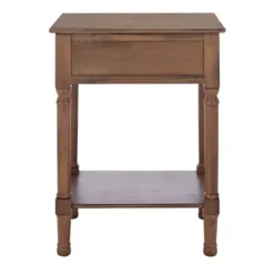 Accent & End Tables-Kirkland's Home Karson Carved Turned Legs Accent Table Brown
