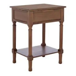 Accent & End Tables-Kirkland's Home Karson Carved Turned Legs Accent Table Brown
