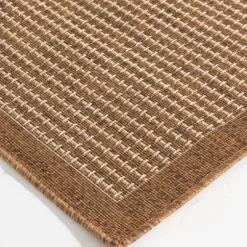 Outdoor Rugs-Kirkland's Home Kathleen Scroll Outdoor Area Rug, 5X7 Brown