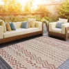 Outdoor Rugs-Kirkland's Home Kaya Natural Gradient Indoor/Outdoor Runner, 2X7 Tan