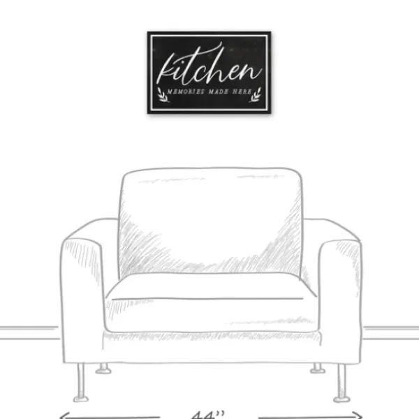 Wall Quotes & Signs-Kirkland's Home Kitchen Memories Canvas Wall Plaque Black/White