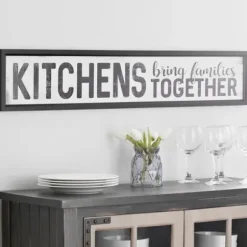 Wall Quotes & Signs-Kirkland's Home Kitchens Framed Art Print Black/White