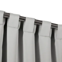 Curtains & Drapes-Kirkland's Home Knotted Curtain Panel Set, 95 In. Blue