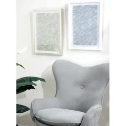 Framed Art-Kirkland's Home Knotted String 2-Pc. Shadow Box Set Green/Blue/White