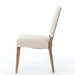 Dining Chairs-Kirkland's Home Kurt Natural Linen Dining Chair Ivory