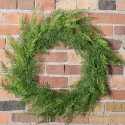 Wreaths-Kirkland's Home Lace Fern Wreath, 30 In. Green