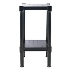 Accent & End Tables-Kirkland's Home Landry Carved Legs Accent Table Black