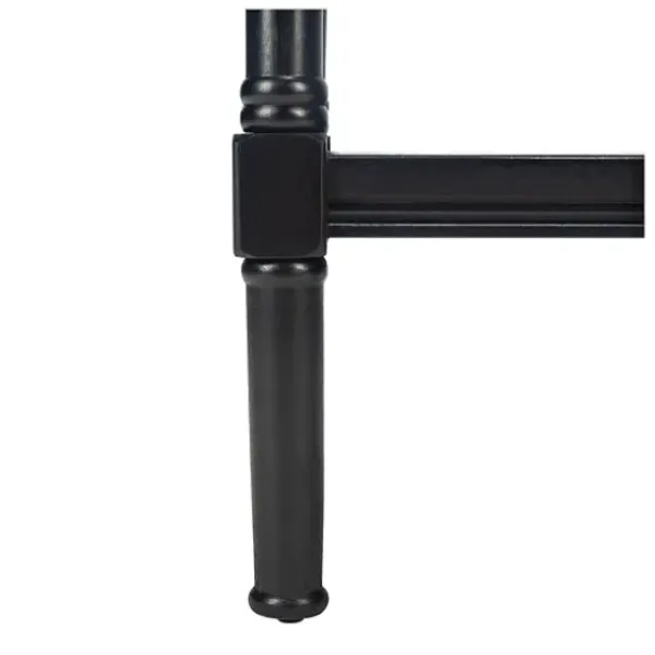 Accent & End Tables-Kirkland's Home Landry Carved Legs Accent Table Black