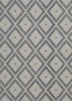 Outdoor Rugs-Kirkland's Home Landy Blue Aztec Outdoor Rug, 8X10 Blue/Gray
