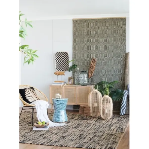 Bathroom Rugs-Kirkland's Home Large Crochet Round Bath Mat White