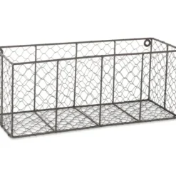 Wall Storage-Kirkland's Home Large Wall Hanging Chicken Wire Baskets, Set Of 2