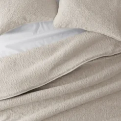 Quilts-Kirkland's Home Latte Floral Stitch 3-Pc. Queen Quilt Set Tan