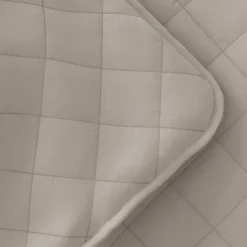 Quilts-Kirkland's Home Latte Stitched Diamond 3-Pc. King Quilt Set Tan