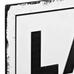 Wall Quotes & Signs-Kirkland's Home Laundry Co. Metal Wall Plaque Black/White